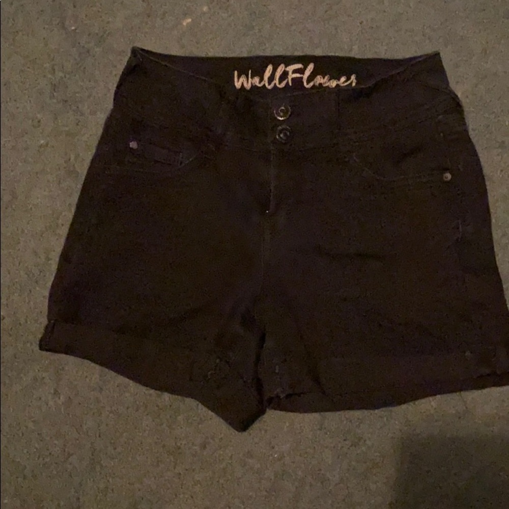 Wallflower black shorts